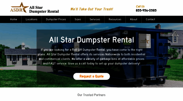 allstardumpsterrental.com