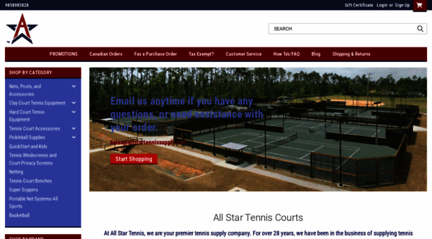 allstartennissupply.com