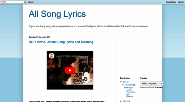 allthesongslyrics.blogspot.com