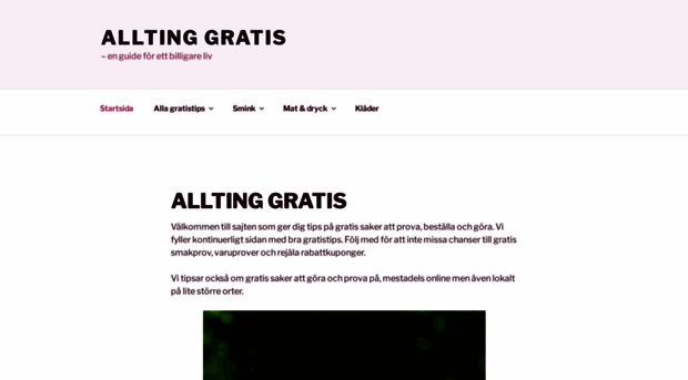 alltinggratis.se