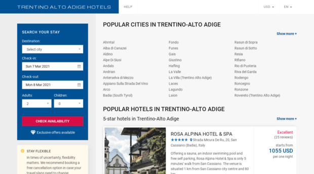 alltrentinohotels.com