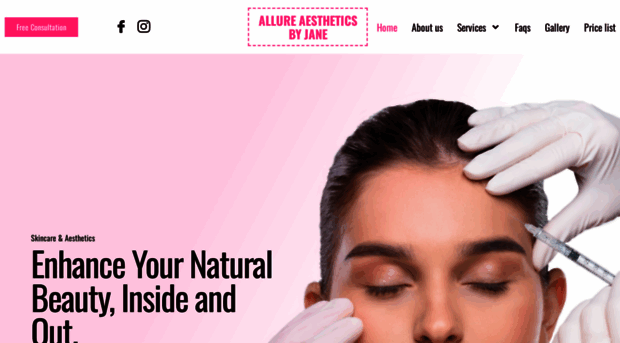 allureaestheticsbyjane.com