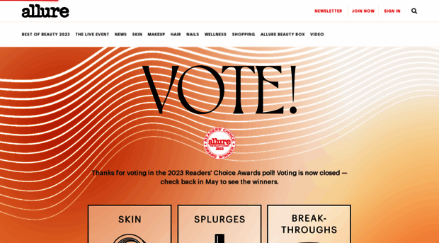 allurereaderschoiceawards.com