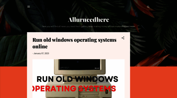 allurneedhere.com