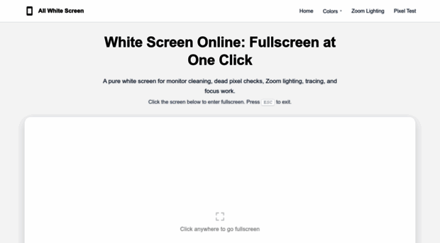 allwhitescreen.org