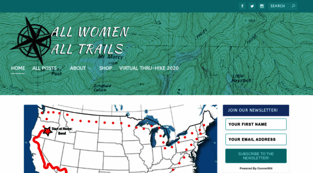 allwomenalltrails.com