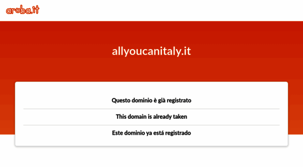 allyoucanitaly.it