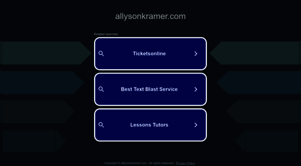 allysonkramer.com