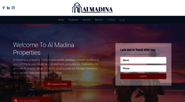 almadinaproperties.com