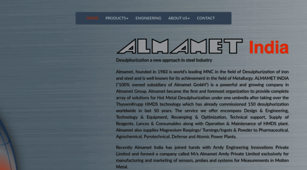 almamet-india.com