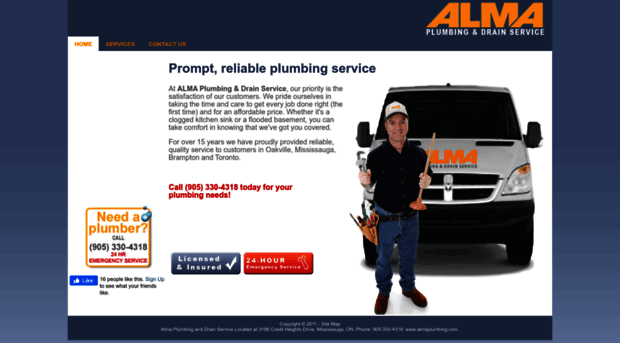 almaplumbing.com