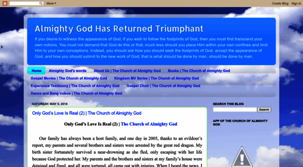 almightygodhasreturnedtriumphant.blogspot.com