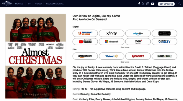 almostchristmasmovie.com