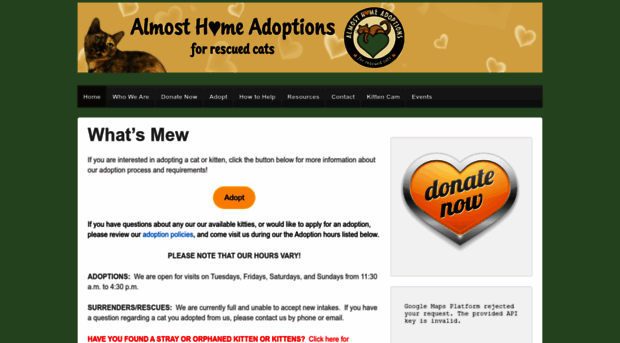 almosthomeadoptions.com