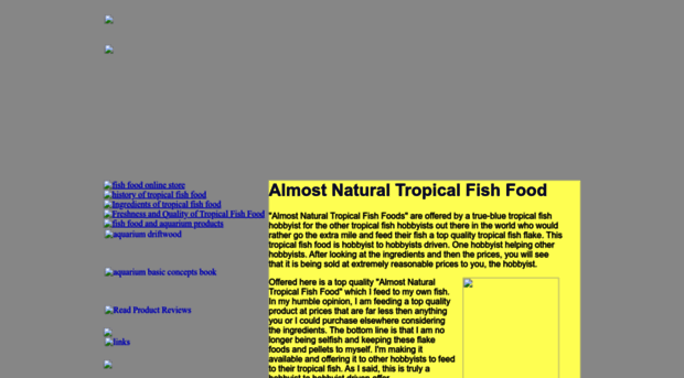 almostnaturaltropicalfishfood.com