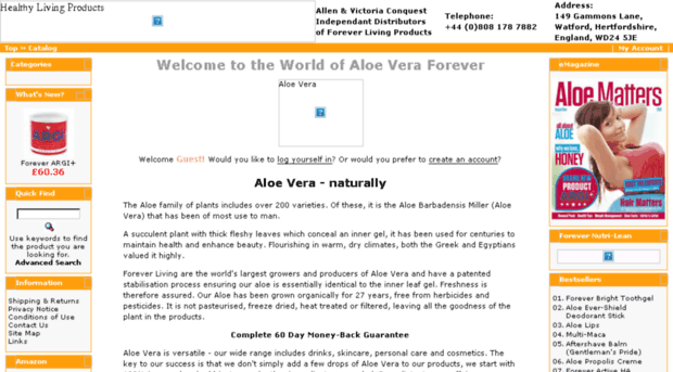 aloe-vera-forever.net