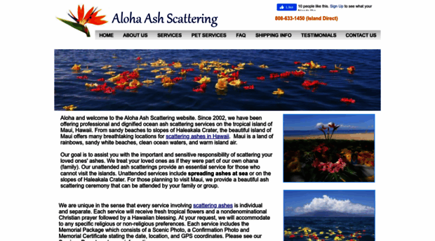 alohaashscattering.com