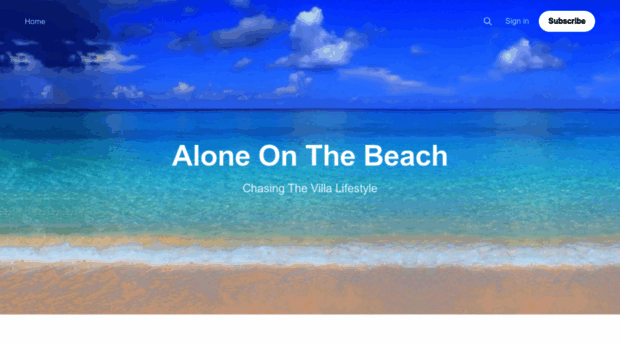 aloneonthebeach.com