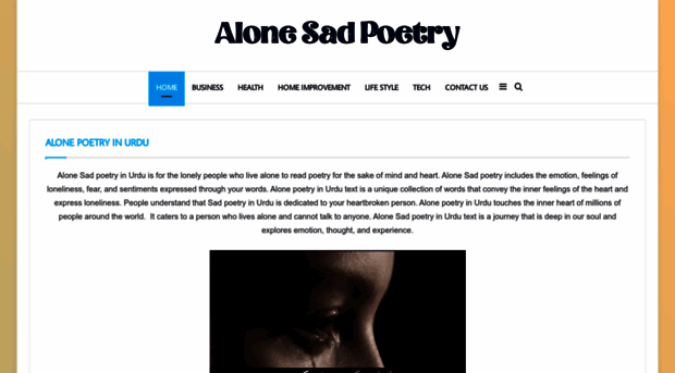 alonesadpoetry.com