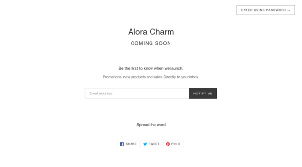 aloracharm.com