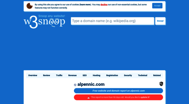 alpennic.com.w3snoop.com