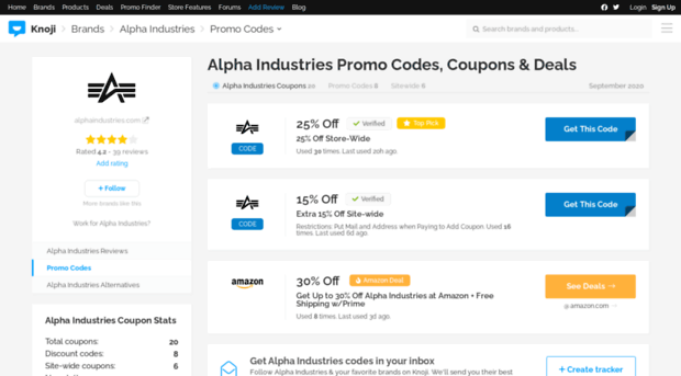 alphaindustries.bluepromocode.com