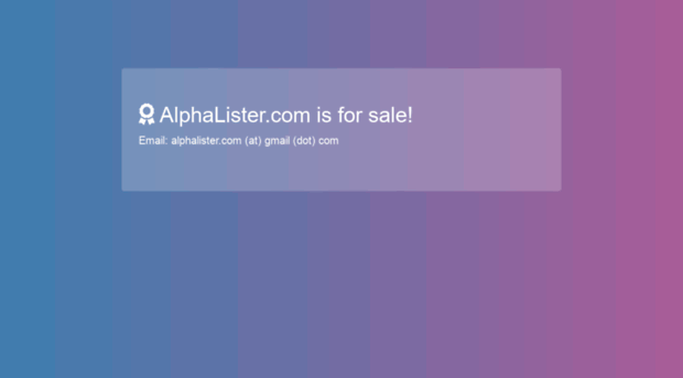alphalister.com