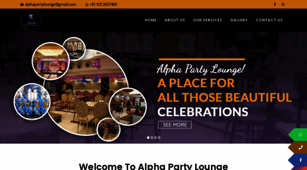 alphapartylounge.com