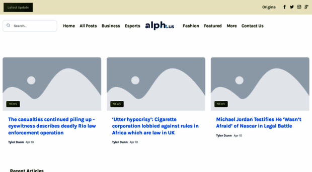 alphareport.us