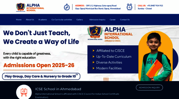 alphaschoolahmedabad.com