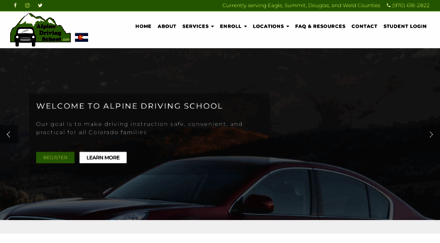 alpinedrivingschool.com