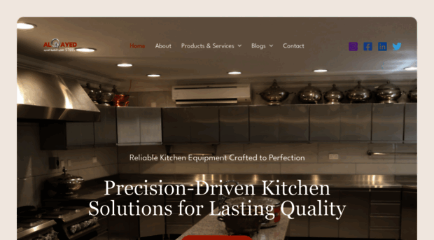 alqayedsteel.com