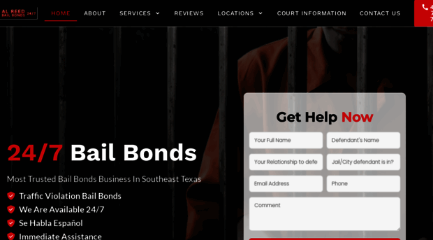 alreedbailbonds.com