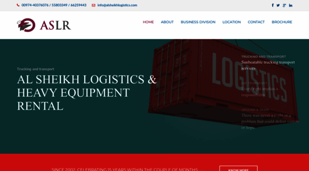 alsheikhlogistics.com