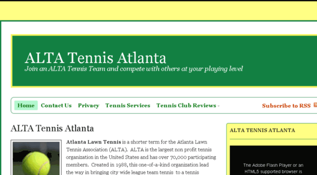 altatennisatlanta.com