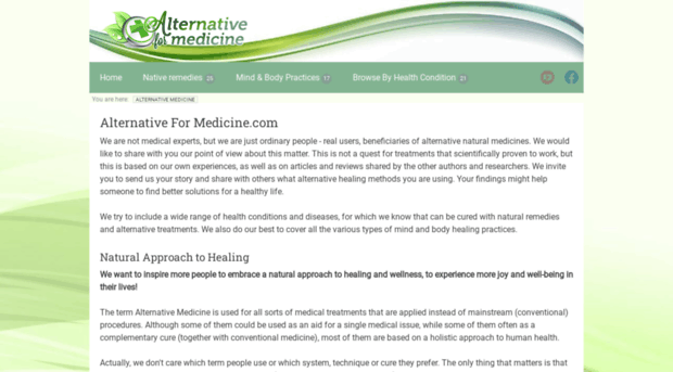 alternativeformedicine.com