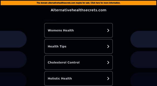 alternativehealthsecrets.com