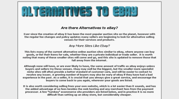 alternatives-to-ebay.co.uk