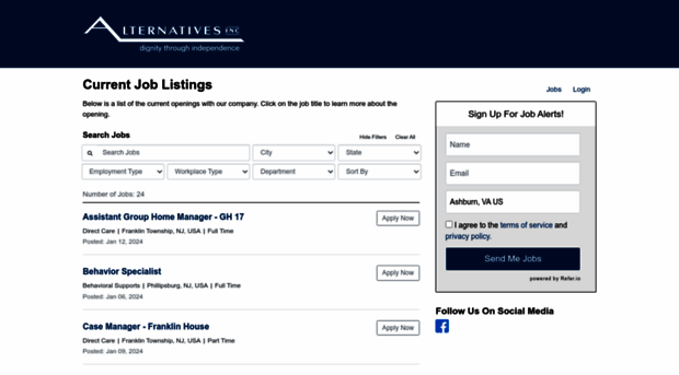 alternativesinc.applicantpro.com