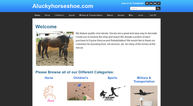 aluckyhorseshoe.com