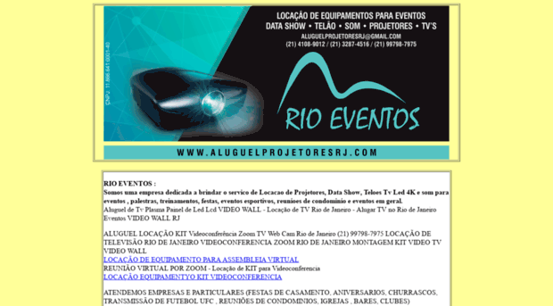 aluguelprojetoresrj.com