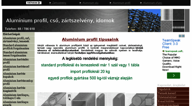 aluminiumprofil.lapunk.hu