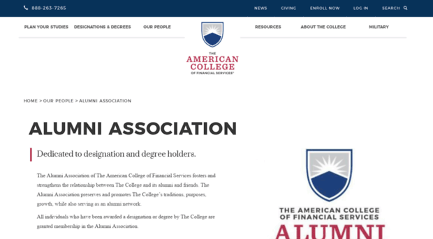 alumni.theamericancollege.edu