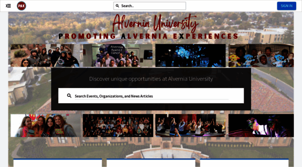 alvernia.collegiatelink.net