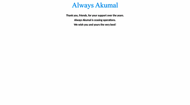 alwaysakumal.com