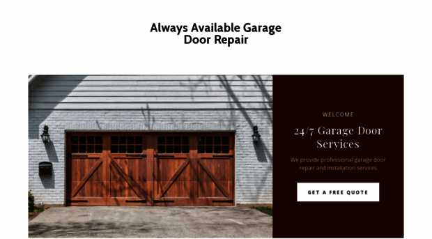 alwaysavailablegaragedoorrepair.com