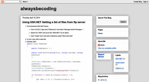 alwaysbecoding.blogspot.com
