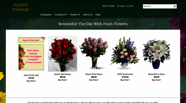 alwaysflowersofms.com