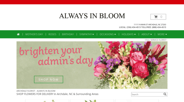 alwaysinbloomflowershop.com