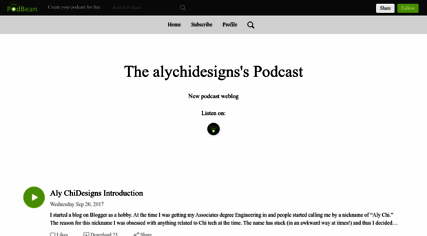 alychidesigns.podbean.com